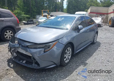 2020 Toyota Corolla Le z USA, uszkodzony, nr VIN JTDEPRAE2LJ096857